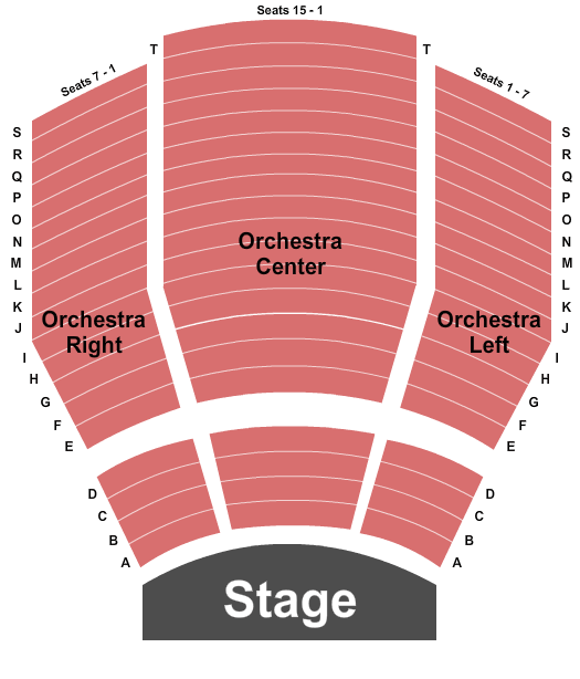 Williams Theatre Oklahoma! Seating Chart
